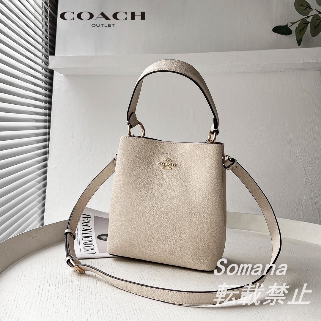 コーチ COACH ショルダーバッグ レディース レザー 2way ミニ ハンドバッグ 1011 ホワイト - メルカリ