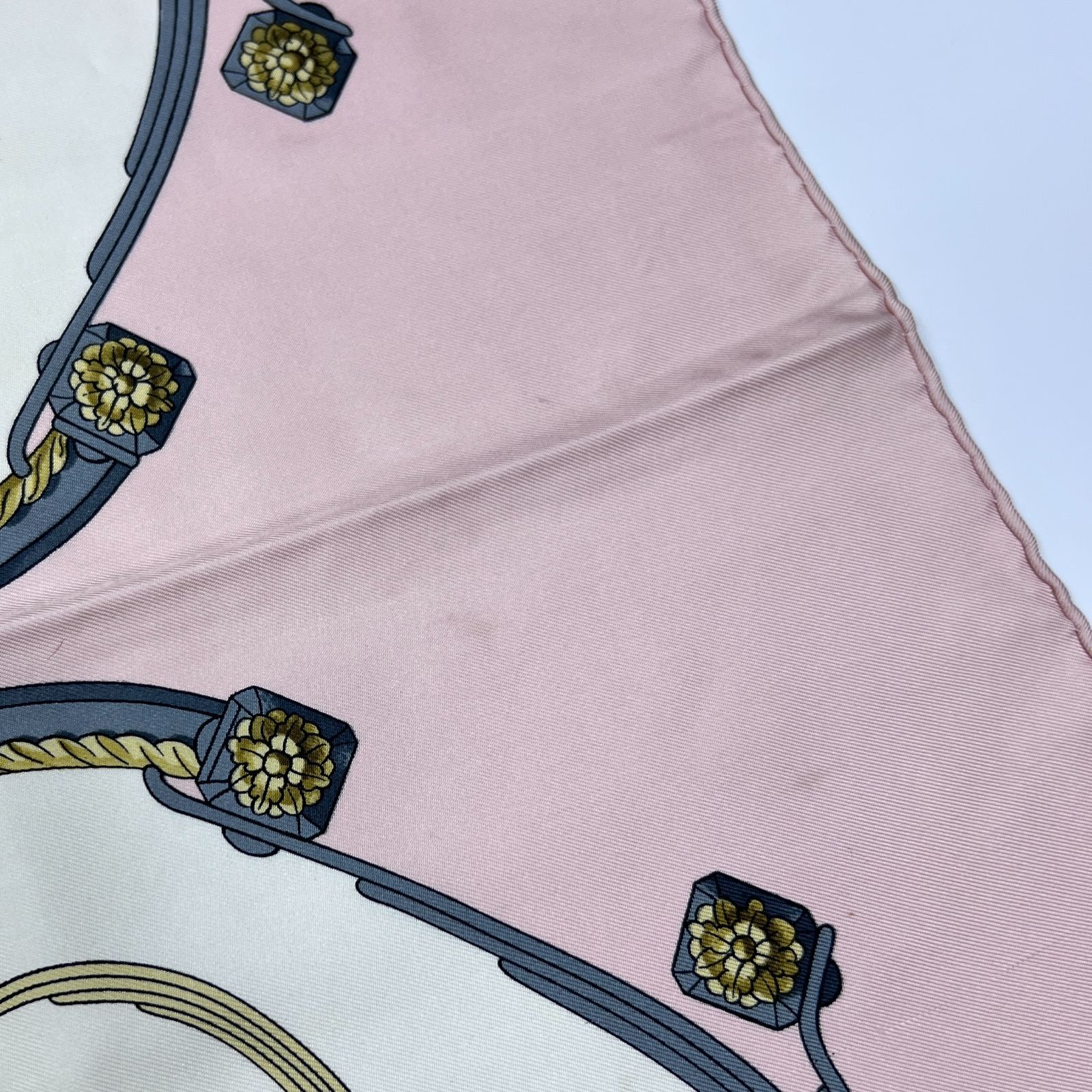 中古】HERMES エルメス スカーフ シルク マルチカラー ヴィンテージ  