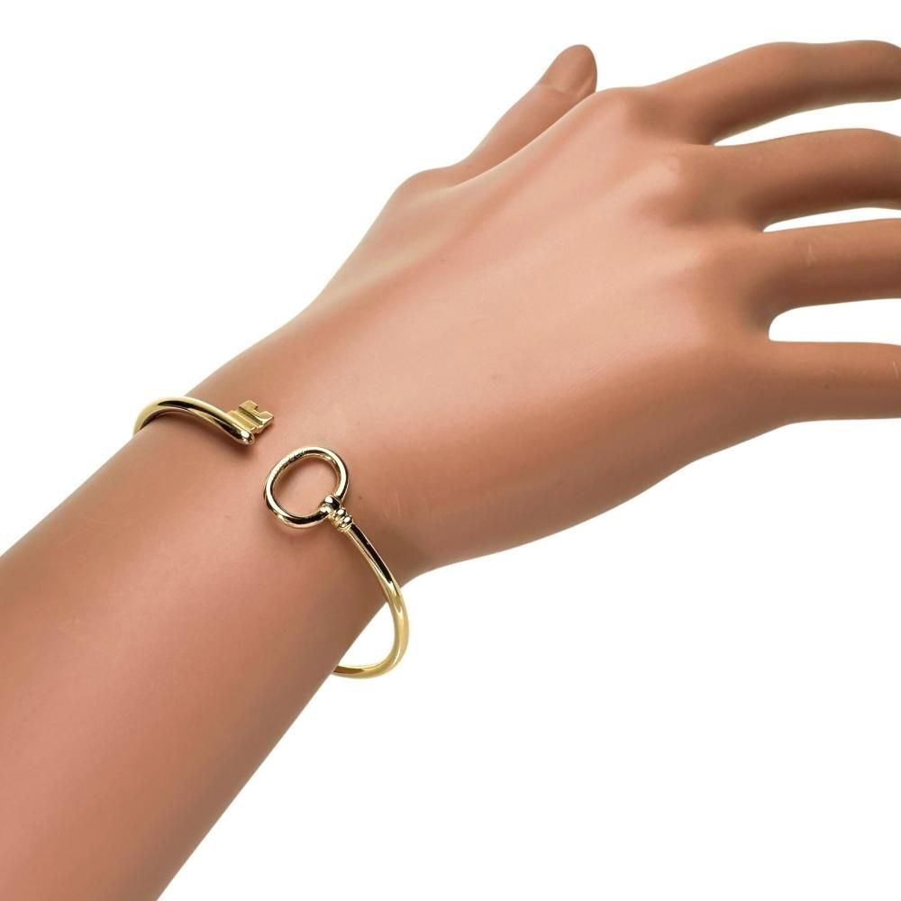 Tiffany キーワイヤー　バングル K18RG Tiffany キーワイヤー バングル K18RG - メルカリ