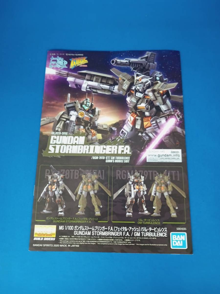 BANDAI - プレミアムバンダイ限定 MG 1/100 ガンダムストームブリンガー F.A.(フェイタル・アッシュ)/ジム・タービュレンス ガンダムビルドダイバーズ GIMM&amp;BALL’s World Challenge プラモデル(5061035) バンダイスピリッツ MG ガンダムストームブリンガーF.A.（フェイタル・アッシュ