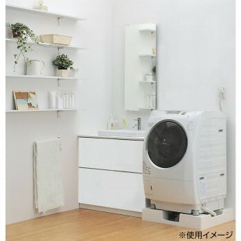 テクノテック 洗濯機用かさ上げ防水パン イージーパン TPD700-CW1 アイボリーホワイト