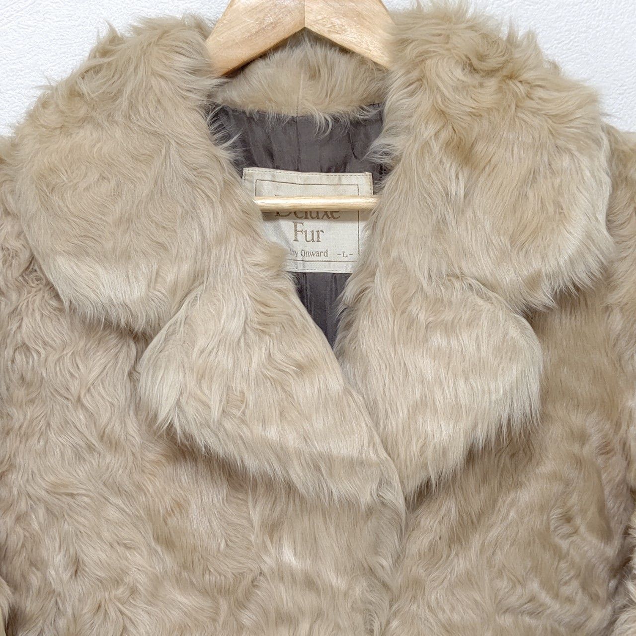 Deluxe Fur by Onward フォックス襟 ファーコート ジャケット - ロング