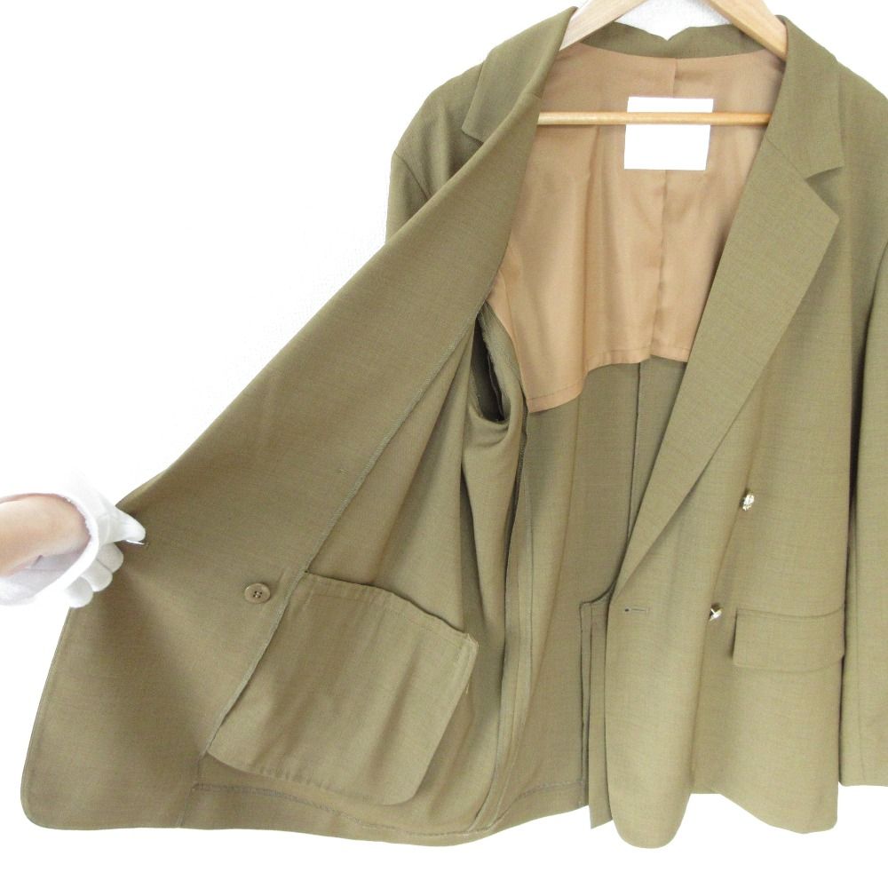 リヴドロワ ストレッチツイルテーラードジャケット　新品未使用 リヴドロワ ストレッチツイルテーラードジャケット 新品未使用 RIVE