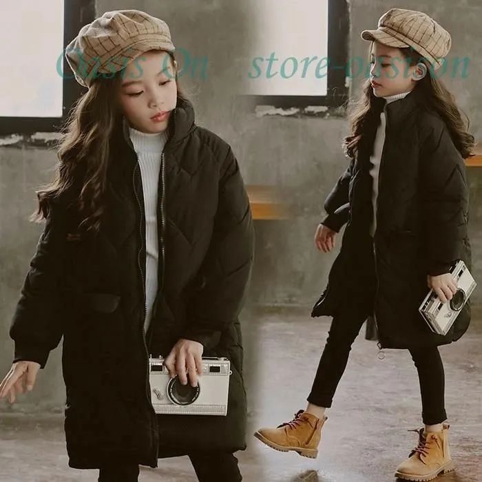 キッズ アウター 女の子 ロングコート ダウンコート ダウンジャケット 防寒冬服 子供コート 厚手コート ロング丈 子供服