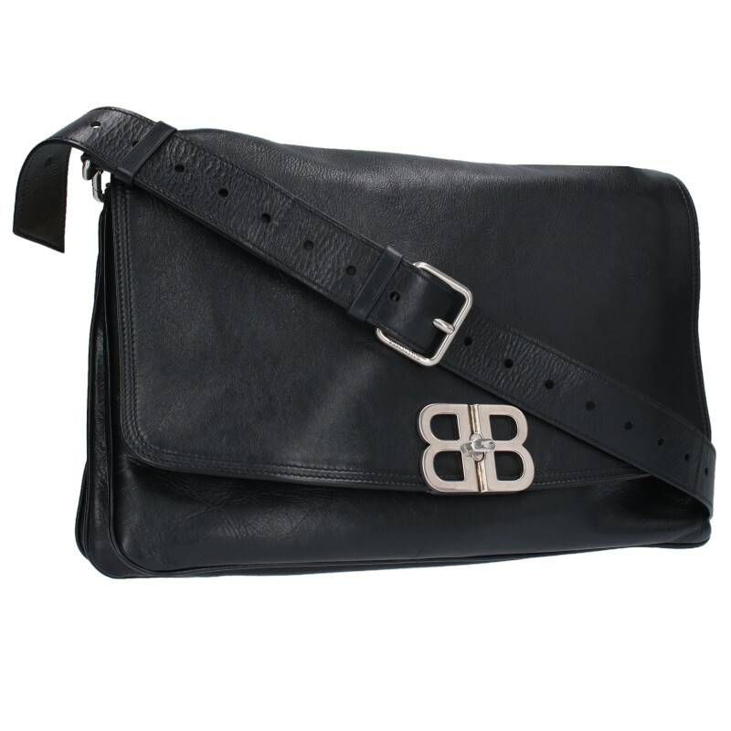 バレンシアガ BB Soft Large Flap Bag 748488 BBメタルレザー