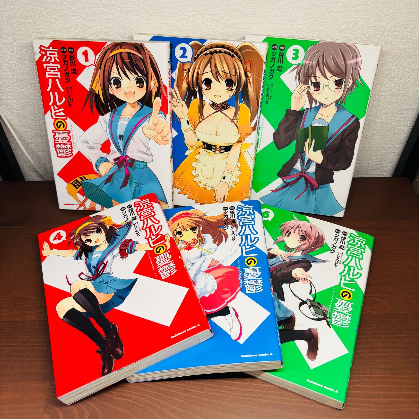 涼宮ハルヒの憂鬱 完結 1-20巻 全巻セット 6巻付録カード付き