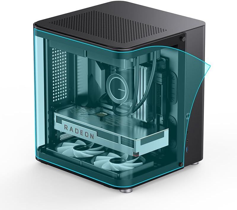 TK-1 デュアルサーフェス側透MATXゲームシャーシ