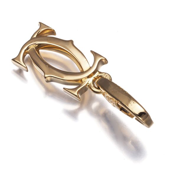 カルティエ　2C ベビーチャーム　ホワイトゴールド ペンダント トップ Cartier - 新品仕上げカルティエ2C ベビーチャームホワイトゴールド