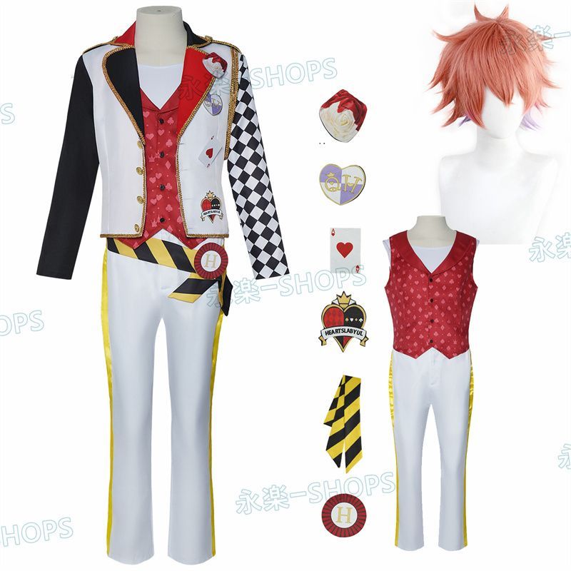 ハーツラビュル　コスプレ衣装 (制服 )　Sサイズ　ウィッグ付 ハーツラビュル コスプレ衣装 (制服 ) Sサイズ ウィッグ付