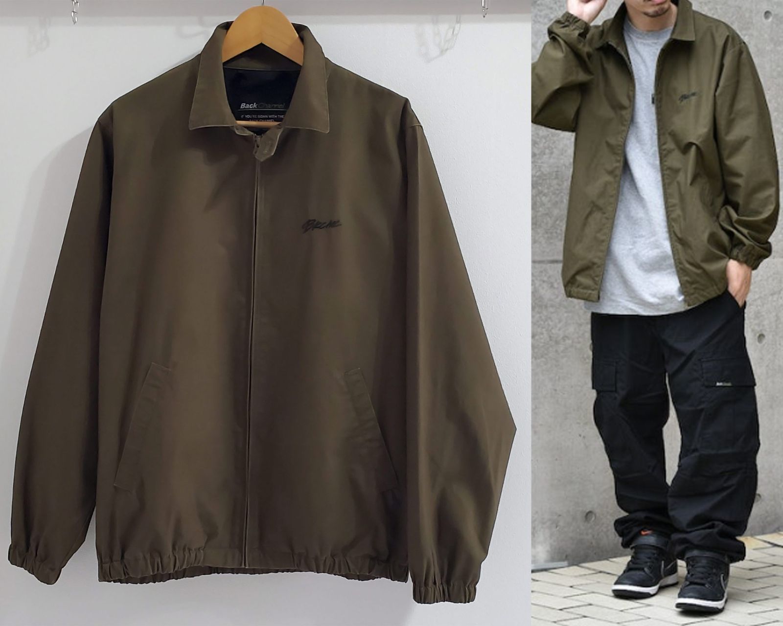 Back Channel バックチャンネル□良品 2021年 日本製 OILED COTTON