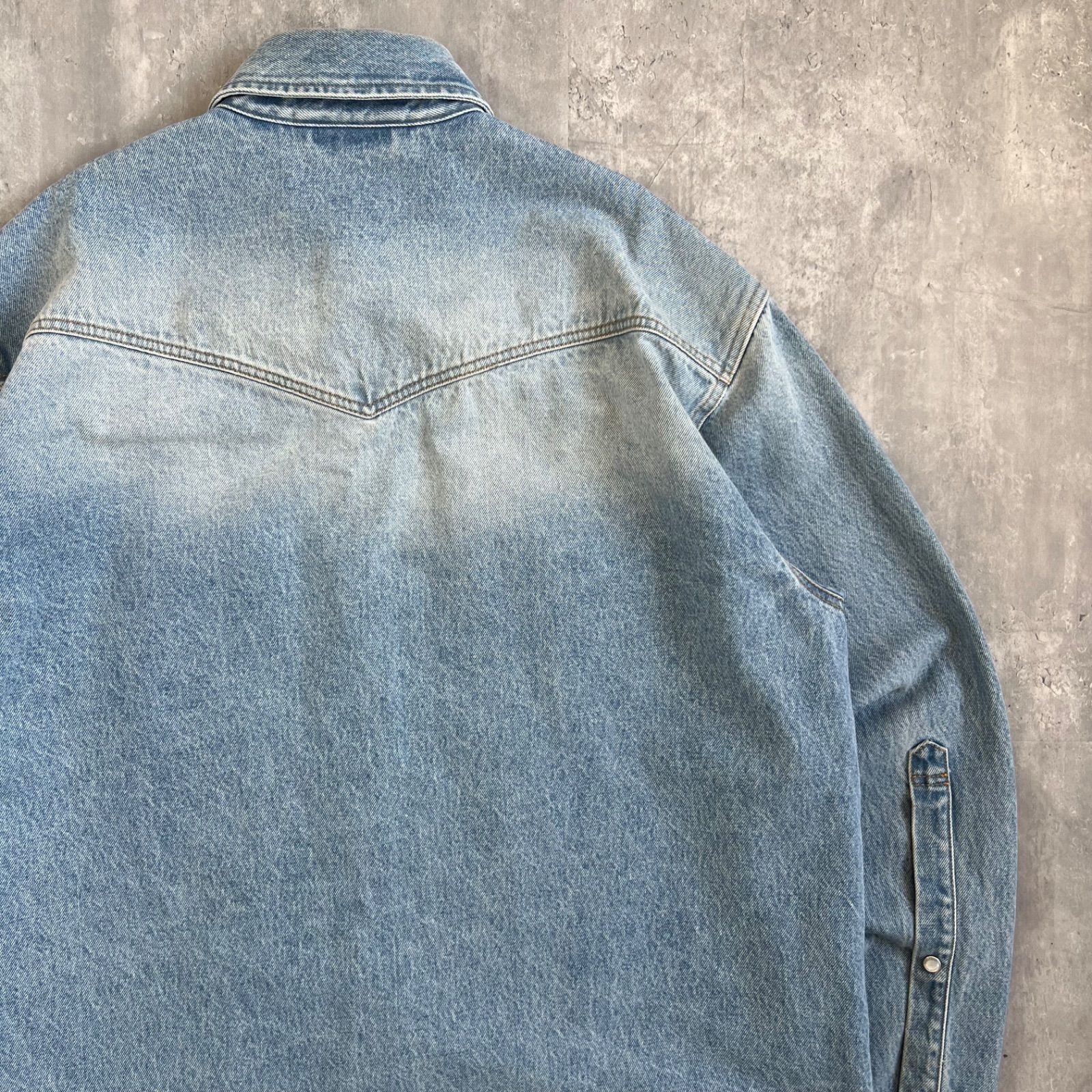 23SS オーバーサイズウエスタンデニムシャツ