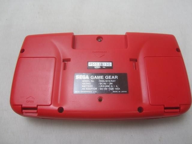 中古品 ゲーム セガ ゲームギア 本体 HGG-3210 RAY 魔法騎士レイアース 動作品 本体のみ 中古品 ゲーム セガ ゲームギア 本体 HGG-3210 RAY 魔法騎士