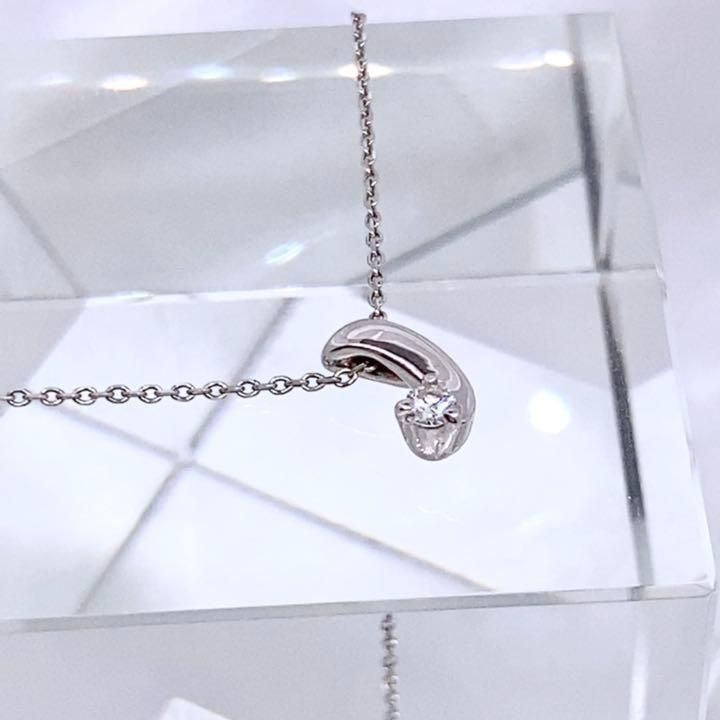 超美品❣️4°C ヨンドシー ネックレス ダイアモンド WG クリスマス 