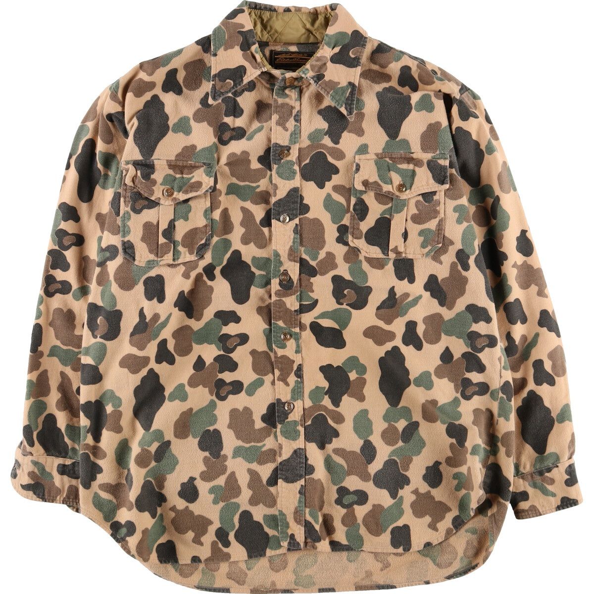 Eddie Bauer カモフラージュ　ダックハンター柄　70s Eddie Bauer カモフラージュダックハンター柄70s