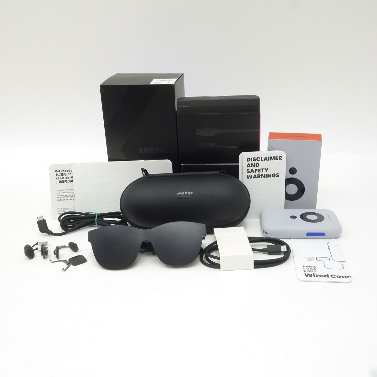 XREAL Air NR-7100RGL ARグラス XREAL Beam NR-8101AGL AR デバイス C-Cケーブル セット