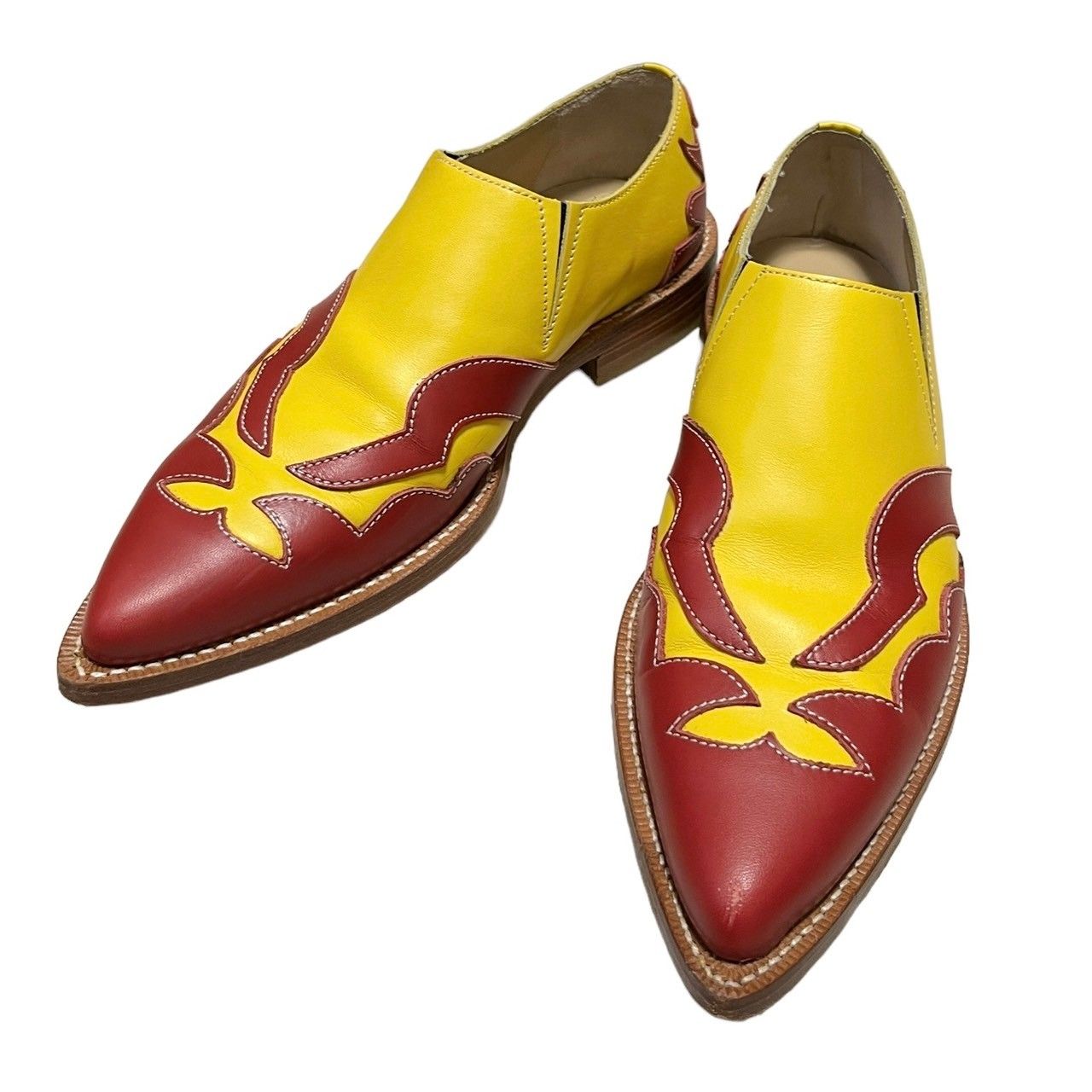 COMME COMME des GARCONS 99aw ウエスタンシューズ 24.5 