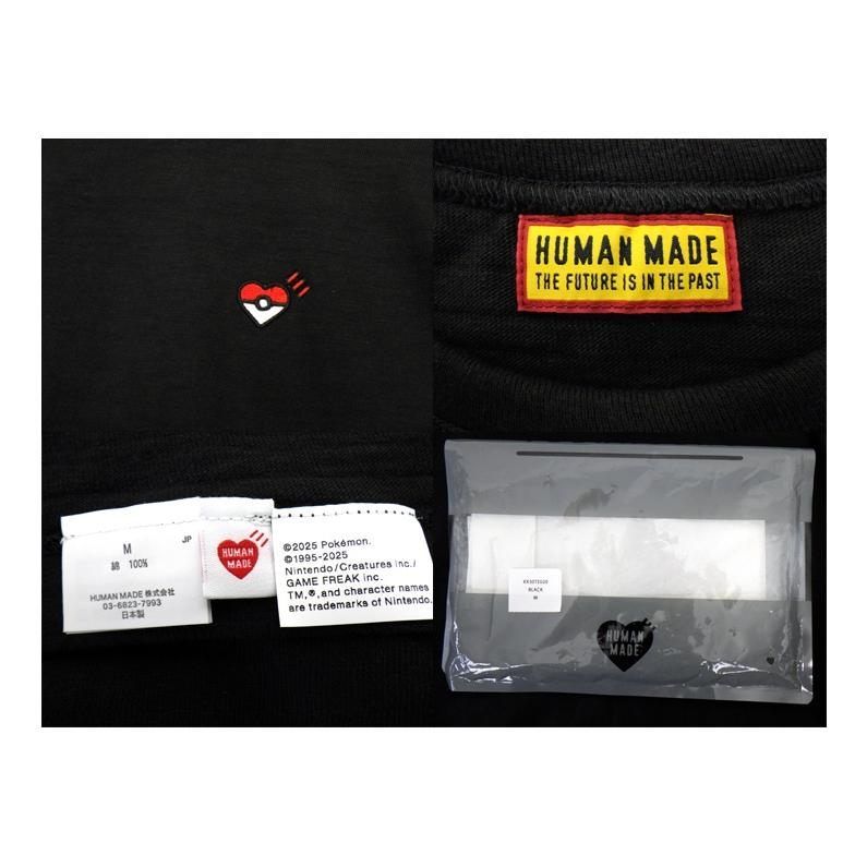 【HUMAN MADE × Pokemon】グラフィックTシャツ黒 アンノーン ヒューマンメイド HUMAN MADE × ポケモン Pokemon 【 Made