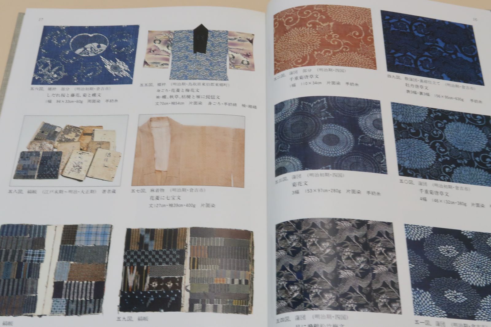 染織の文化史・木綿と藍・図版編・解説編/福井貞子/600余点の資料
