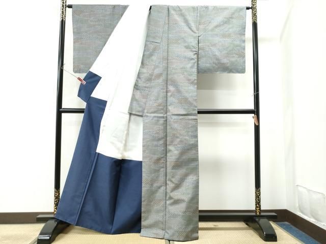 ゆうきち 平和屋着物○本場大島紬 7マルキ 霞吉祥文 正絹 逸品 CAAU1903yc 平和屋