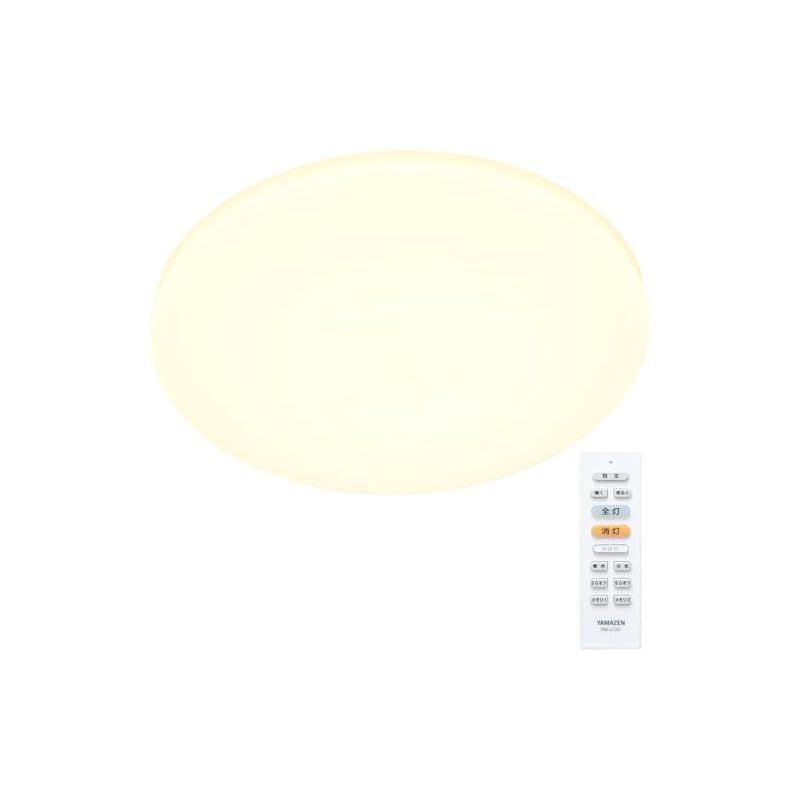 山善] LEDシーリングライト 8畳 (日本照明工業会基準) 間接照明付き