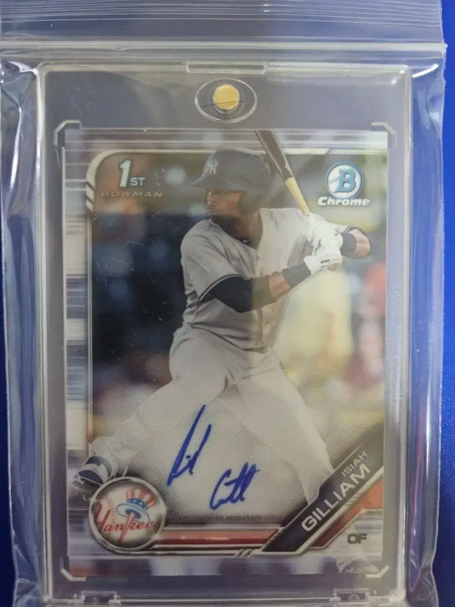 ボーマン イザヤ ギリアム サイン 野球 カード