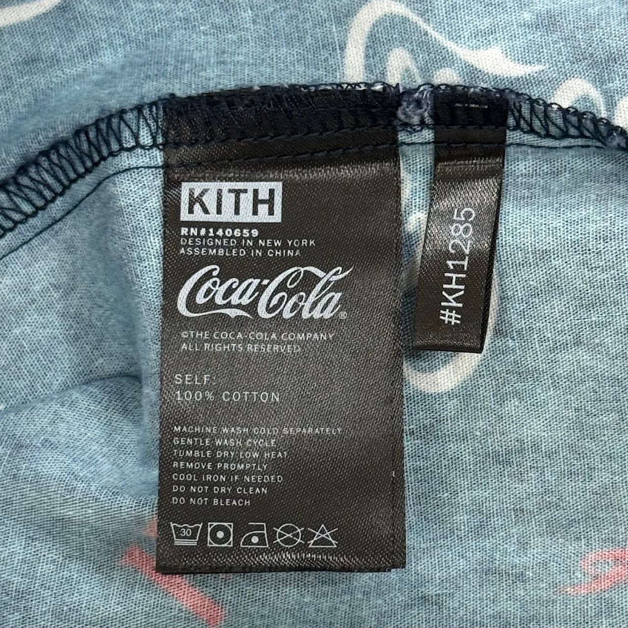 KITH  Coca-Cola Mitchell & Ness Coke Coaches Jacket コットン コーチジャケット コカコーラ キス ミッチェルアンドネス S 63544A1