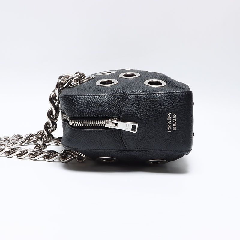 PRADA プラダ ショルダーバッグ ヴィッテロ ダイノ チェーン - メルカリ 