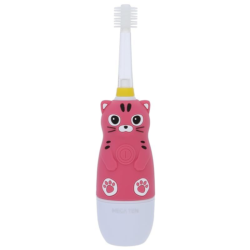 VIVATEC(ビバテック) 子供用電動歯ブラシ ピカるん ぶるぶるはぶらし ねこ ピンク 0