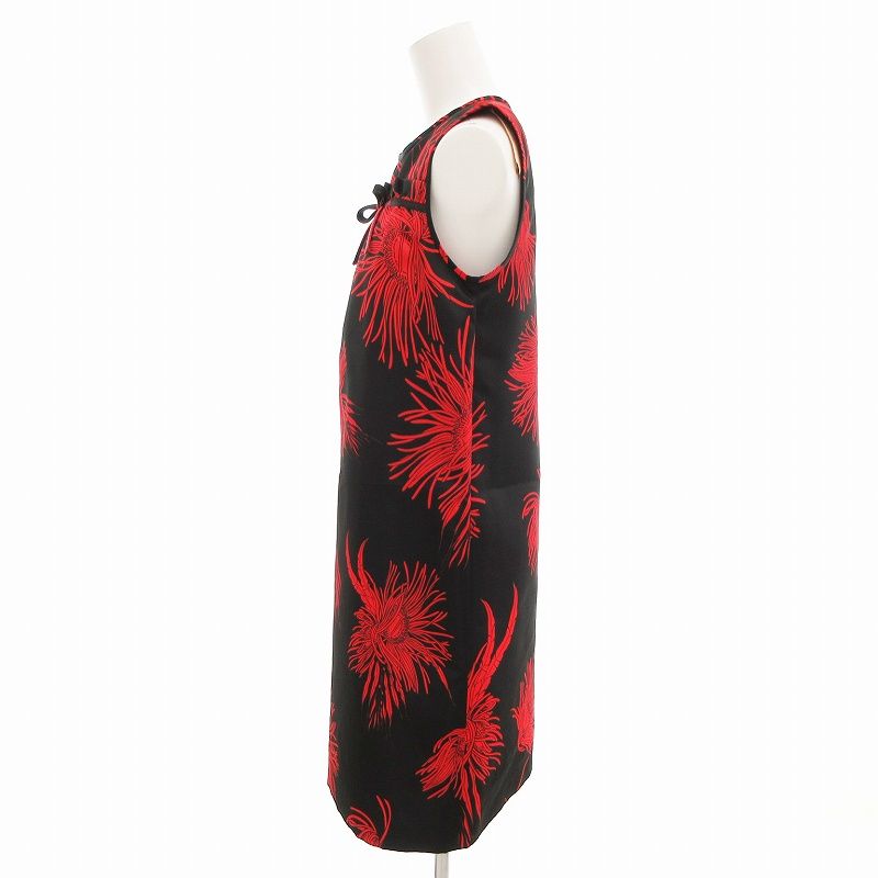 ヌメロヴェントゥーノ N°21 美品 ワンピース ノースリーブ 花柄 リボン