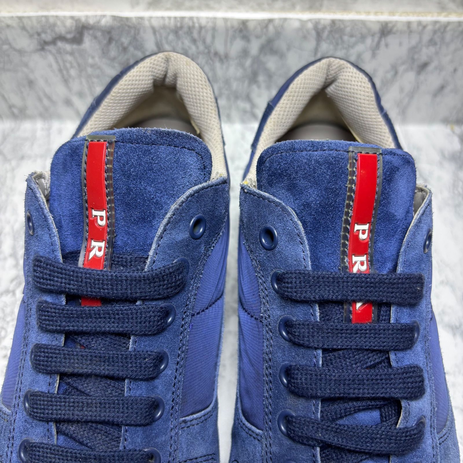 PRADA プラダスポーツ スウェードスニーカー シューズ 3E5939 38 25 