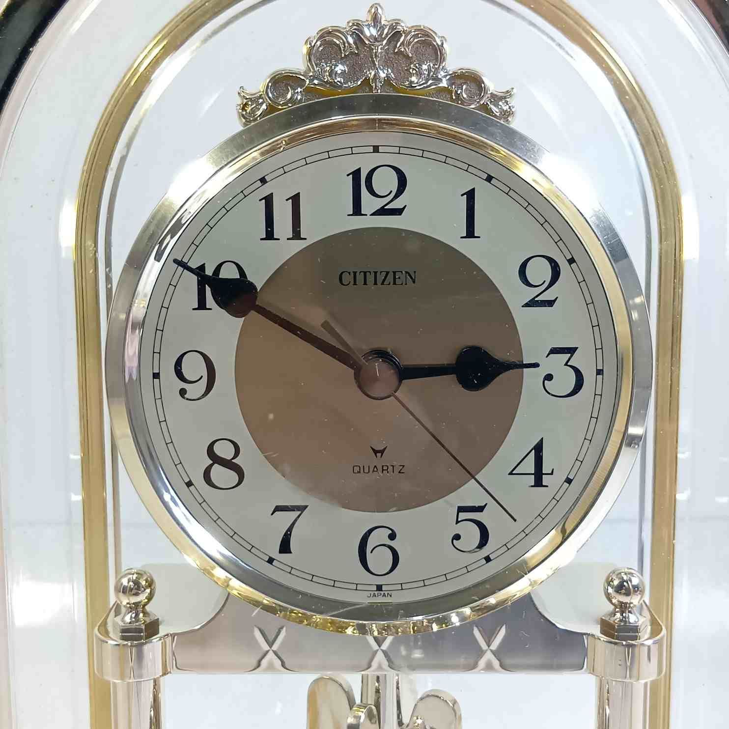 古時計　ジャンク　令6 時計 置き時計 からくり時計 クォーツ時計 4RG425 CITIZEN