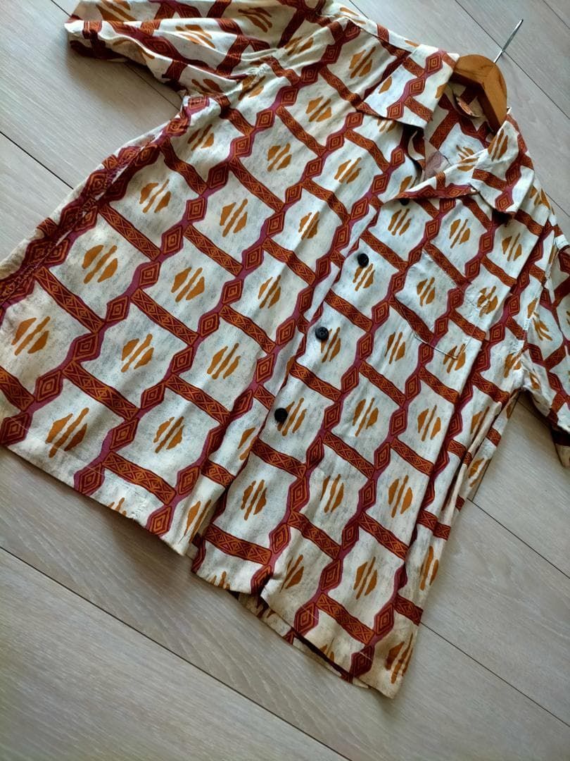 TOMY CORT ヴィンテージ デザイン◎ 半袖シャツ アロハ