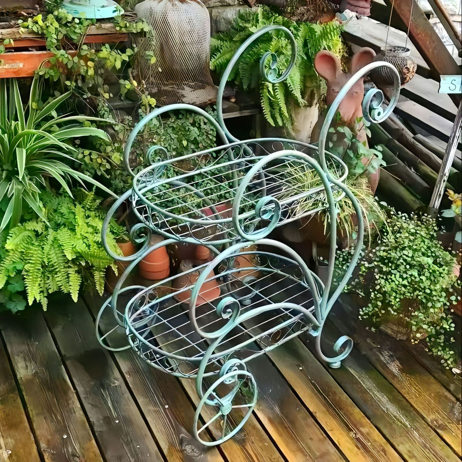 Lサイズ フラワースタンド 室内 木製 観葉植物 GUY-924 N01 楽天市場