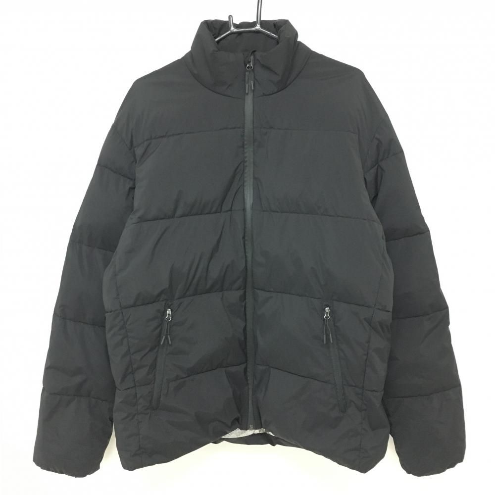 【超美品】ティゴラ 中綿ジャケット 黒 後ろ身頃内側アルミ素材 保温性 メンズ 2XL ゴルフウェア TIGORA