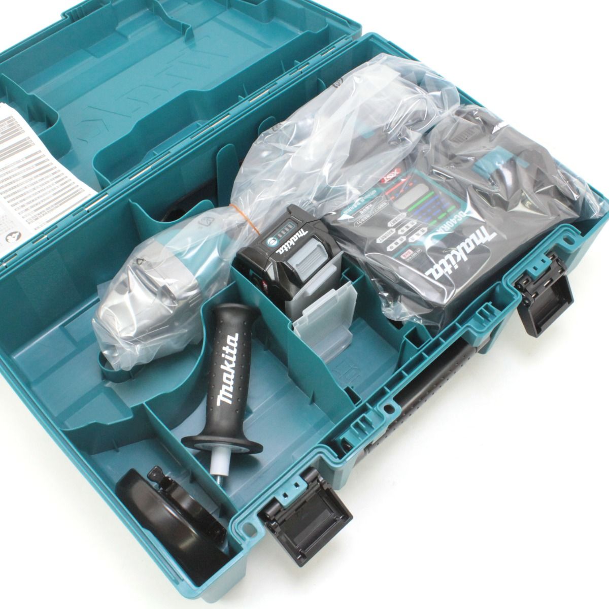 Makita マキタ 100mm 充電式ディスクグラインダ GA009GRDX ブルー 40V 2.5Ah