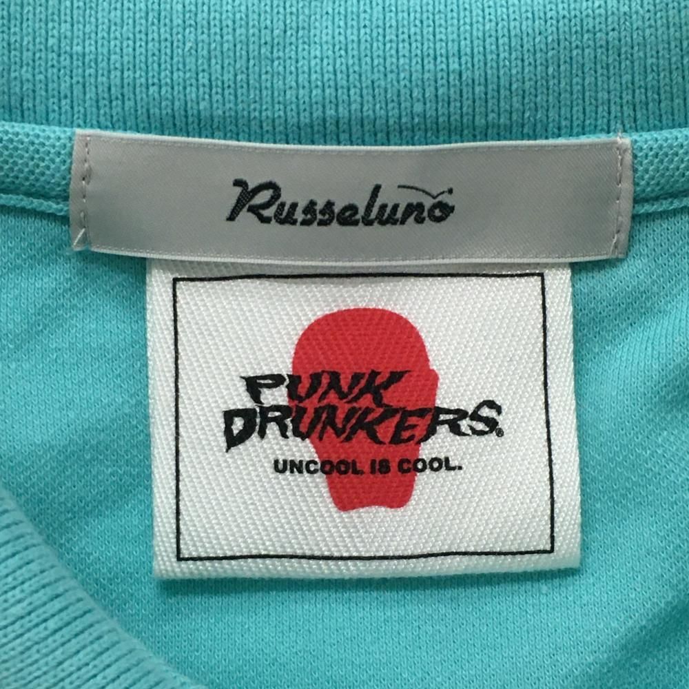 Russeluno ラッセルノ ルチャマスク 半袖 ポロシャツ ゴルフ ウェア RUSSELUNO ラッセルノ 半袖ポロシャツ ルチャ オレンジ系 4 ゴルフ