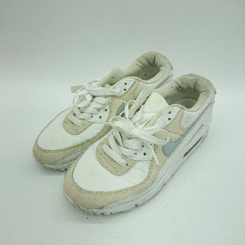 ◇ NIKE ナイキ ナイキ エアマックス 90 DH5719-100 ローカット スニーカー サイズ25.0 ホワイト ベージュ レディース E  【1406180107383】 - メルカリ