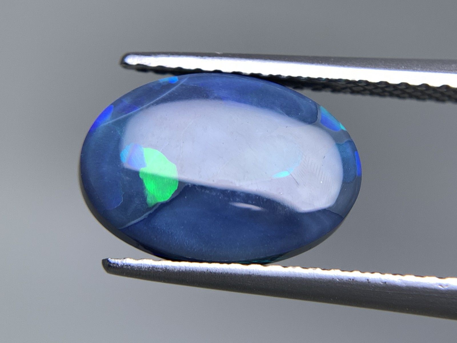 ブラックオパール 天然 3.043ct カン有り 中央宝石ソーティング付き 12.5㎜×8.7㎜×4.3㎜ ルース 裸石 6871Y FORTGASGNV_COM_BR