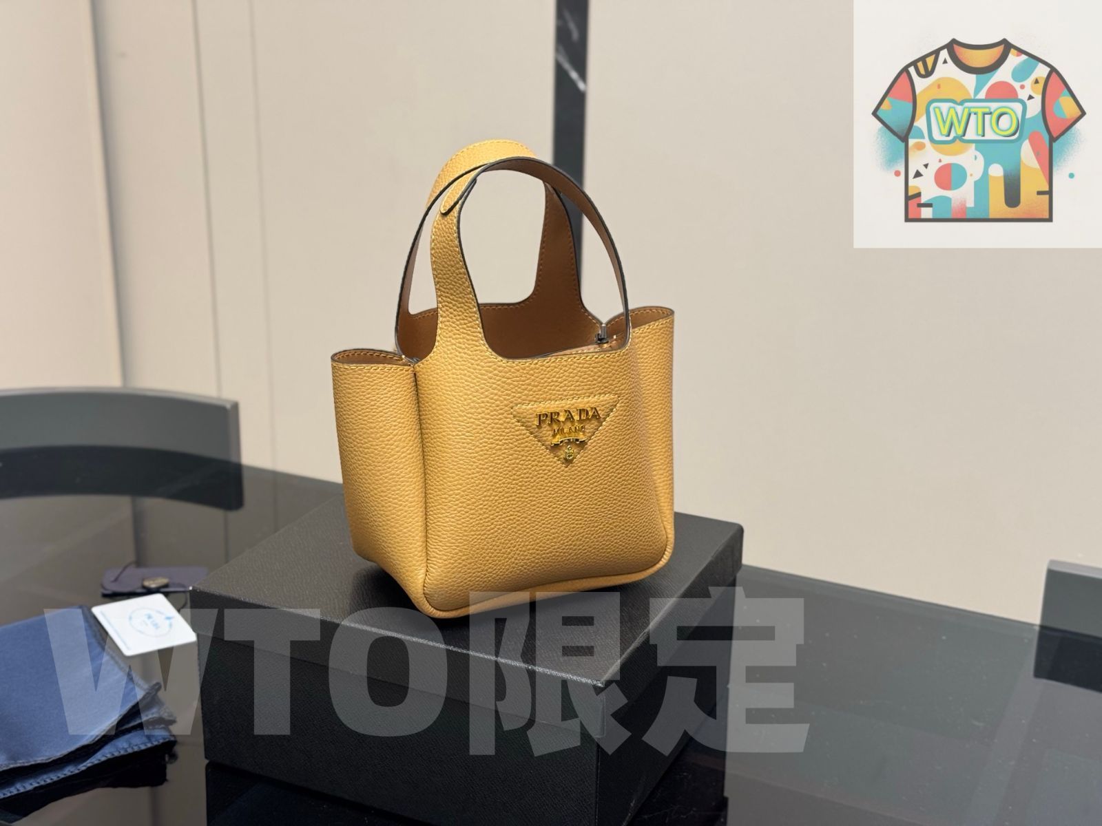 PRADA レザートートバッグ 今日特価】Prada レザー トートバッグ！国内送料無料！限定在庫