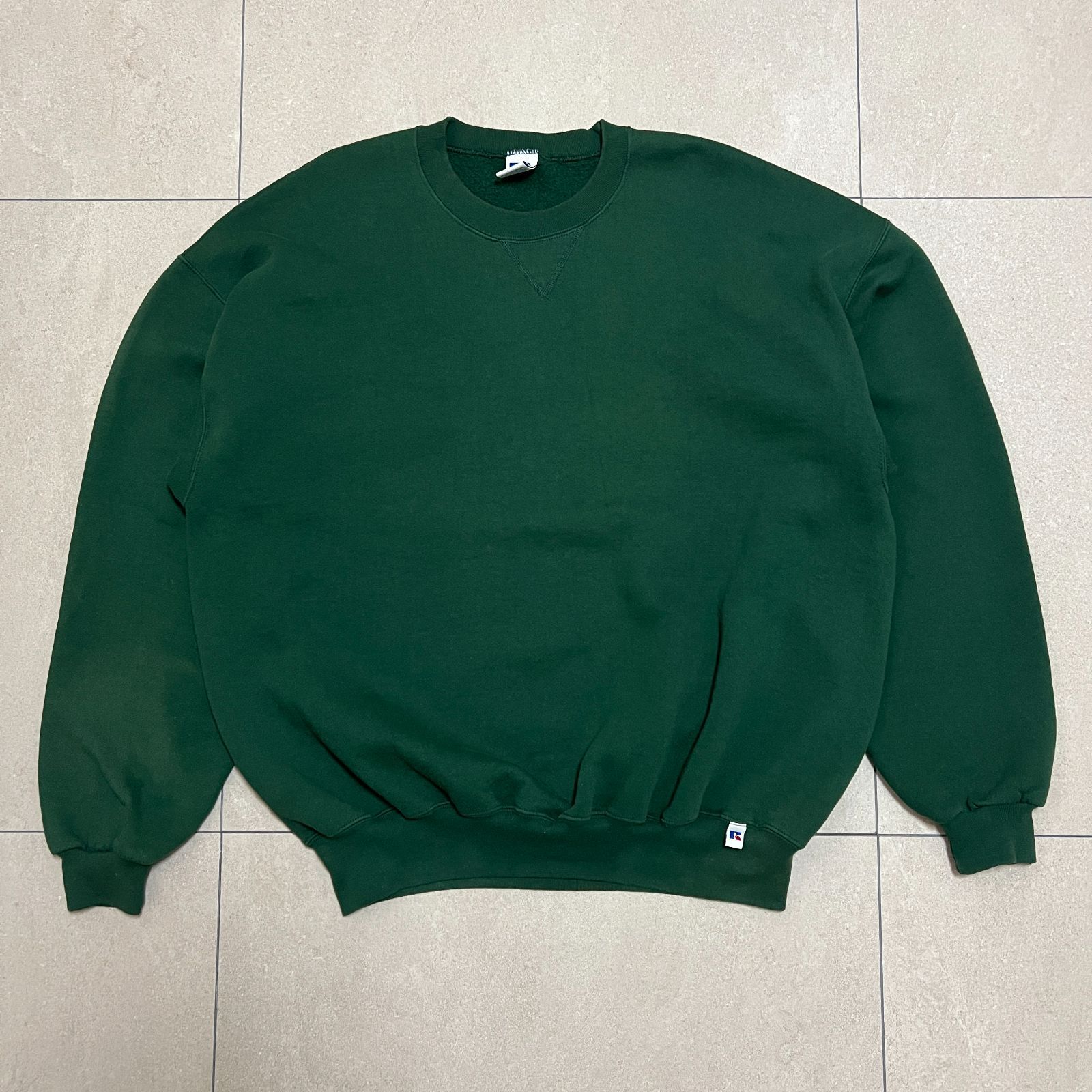 90s RUSSELL 無地スウェット グリーン系 サイズXXL - メルカリ