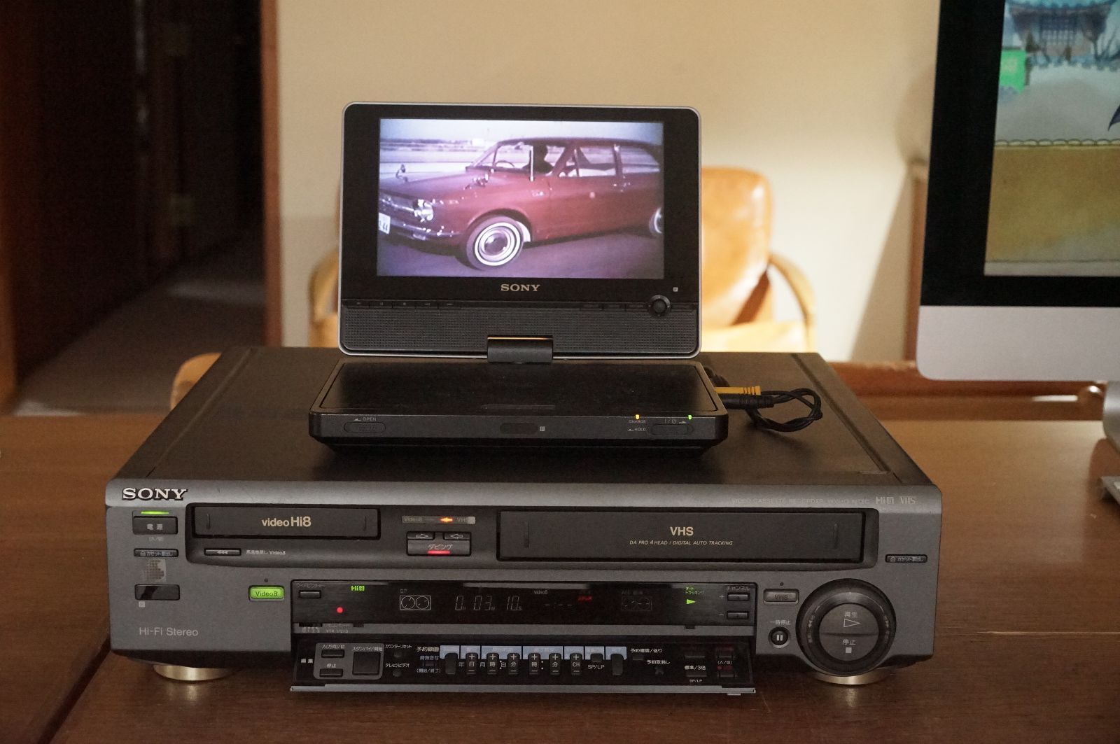 動作保証あり SONY WV-H3 VHS／HI8 ビデオデッキ - メルカリ