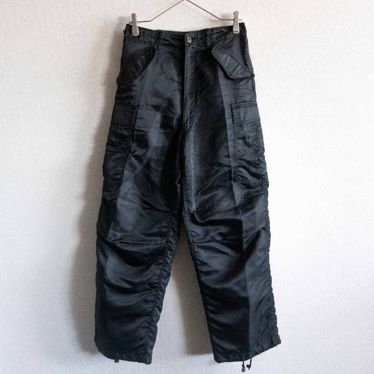 00s tricot COMME des GARCONS AD2002 M-65型 ナイロン カーゴパンツ M ブラック トリコ コムデギャルソン 25050105