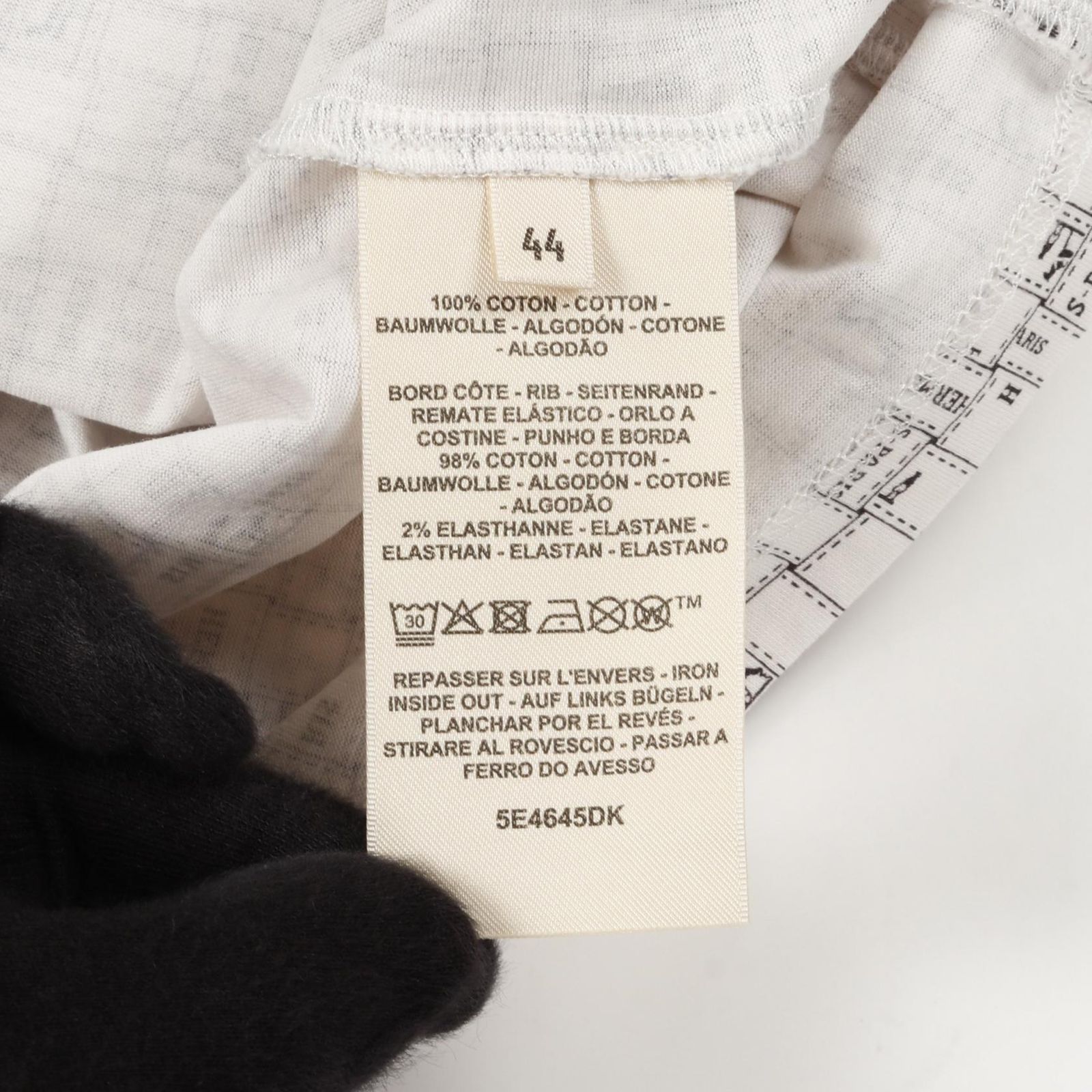 エルメス HERMES カットソー ボルデュックチェック Bolduc au