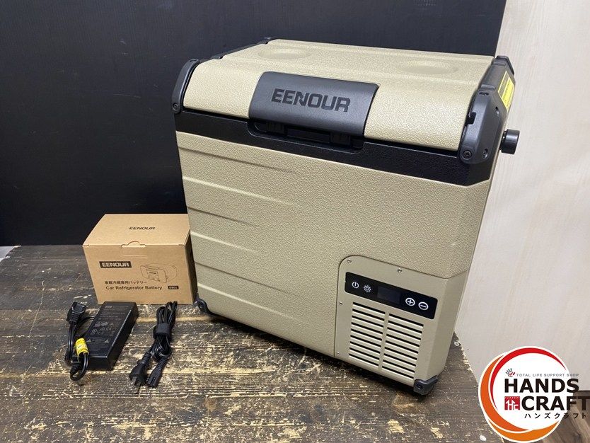 ● 品 EENOUR D18 車載冷蔵庫 18L 電源 単相100V| バッテリー 設定温度 -20度から10度まで ACアダプター バッテリー付