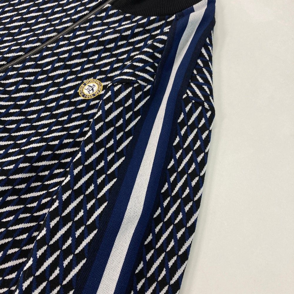 サイズ：L MUNSING WEAR マンシングウェア  ジップジャケット  ネイビー系 [240101442990] ゴルフウェア メンズ ストスト サイズ：L MUNSING WEAR マンシングウェア ジップジャケット