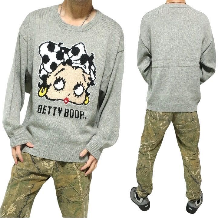 BETTY BOOP ベティーブープ ニット/セーター ベティちゃん 胸
