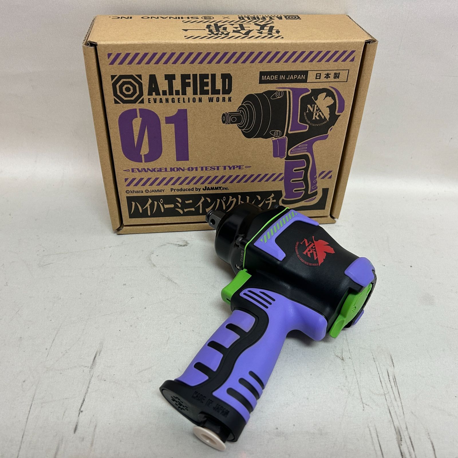 浜館48-490 A.T.FIELD EVANGELION WORK ハイパーミニインパクトレンチ SI-1600E-01 エヴァンゲリオン SHINANO INC.