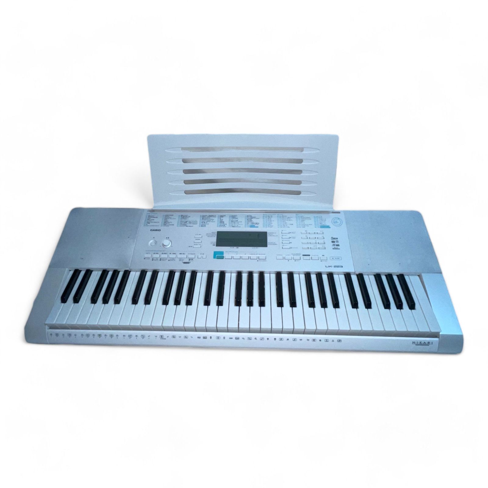 □ カシオ CASIO 電子キーボード LK-228 61鍵盤 ホワイト 光ナビゲーション 93-42 - メルカリ
