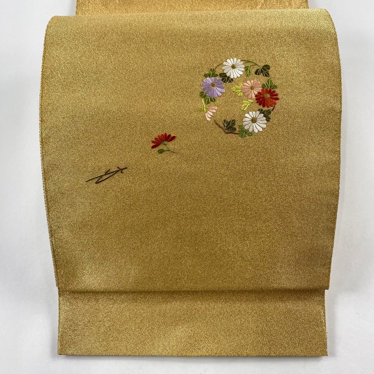 袋帯 美品 秀品 お太鼓柄 正絹 【中古】の通販 by バイセル
