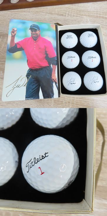 タイガーウッズ 優勝記念ボール タイトリスト Titleist 6個入り